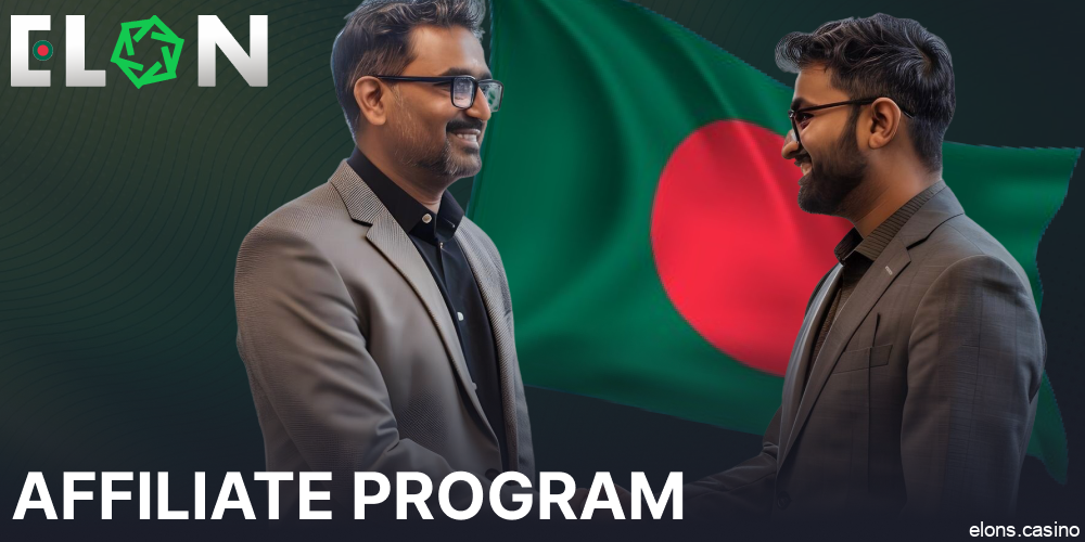 Elon Casino affiliate program for players from Bangladesh