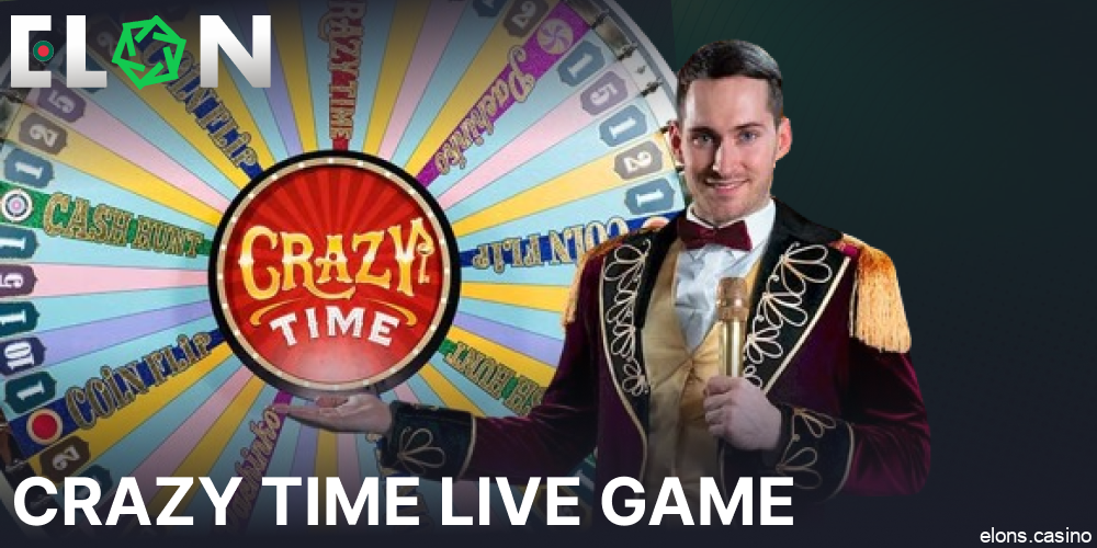 Crazy Time game available for Elon Casino players from Bangladesh