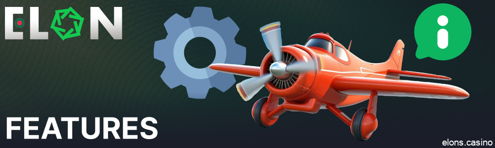 Aviator game features on Elon Casino Bangladesh