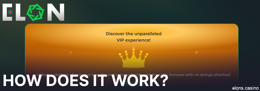 Information about Elon Casino VIP program and the way it works