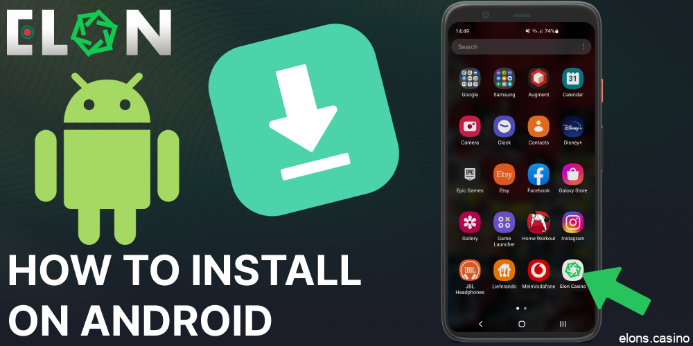 Guide on installing the Elon Casino app on Android for players from Bangladesh