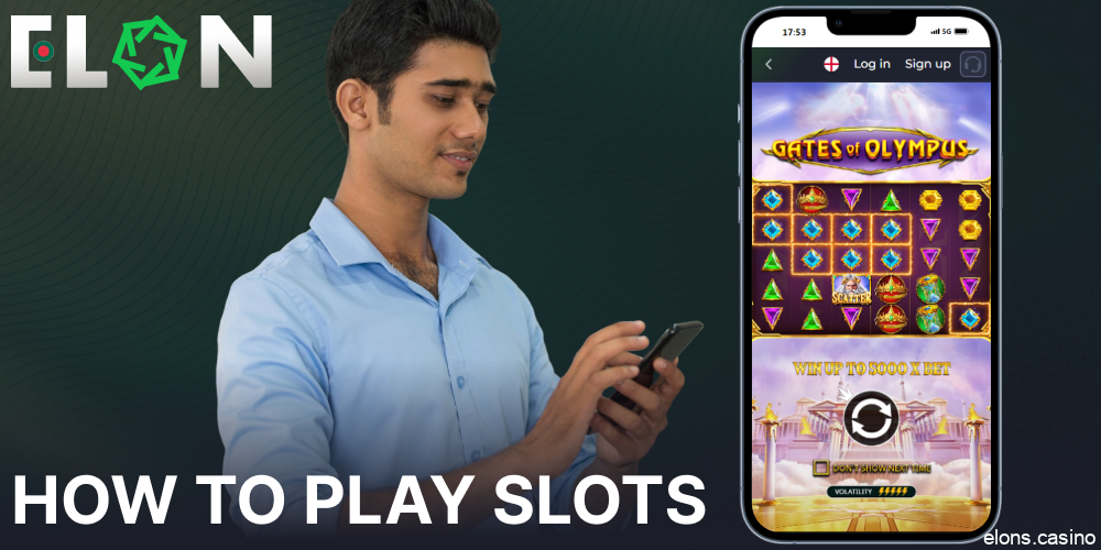 Instructions on paying slot games on ElonBet Casino Bangladesh