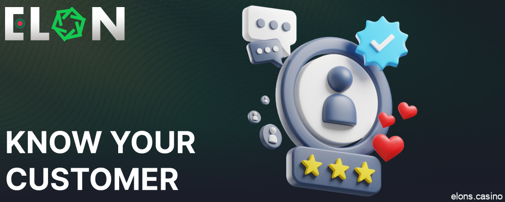 Know Your Customer policy in Elon Casino Bangladesh